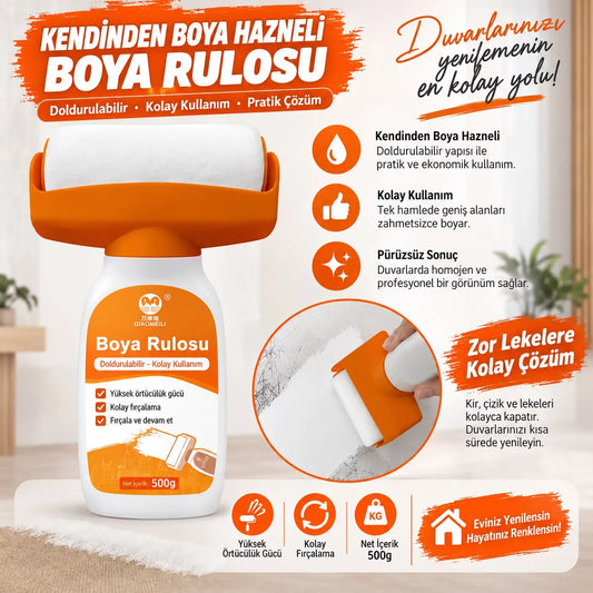 Kendinden Boya Haznesi Doldurulabilir Rulo